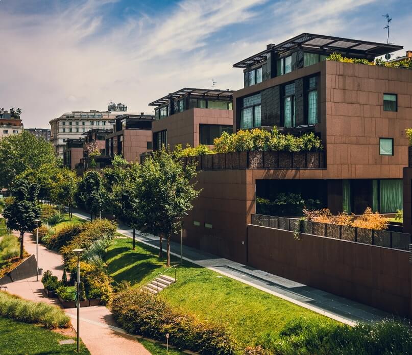 Beautiful hotels view in canada image